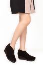 Elile Shoes Kahverengi Büyük Numara Bayan Bot Kahverengi